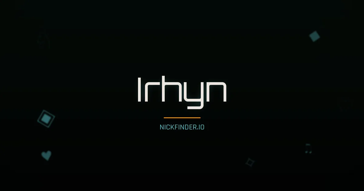 Irhyn name meaning Gracious one — Korean origin | NickFinder.io