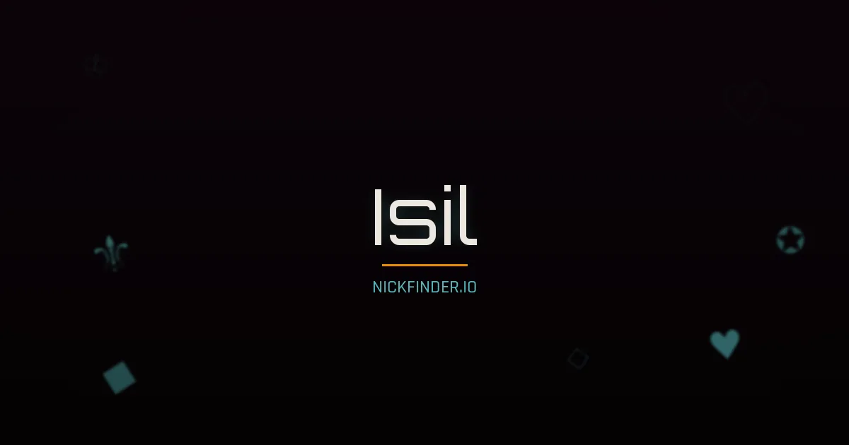 Isil name meaning Gracious — Turkish origin | NickFinder.io