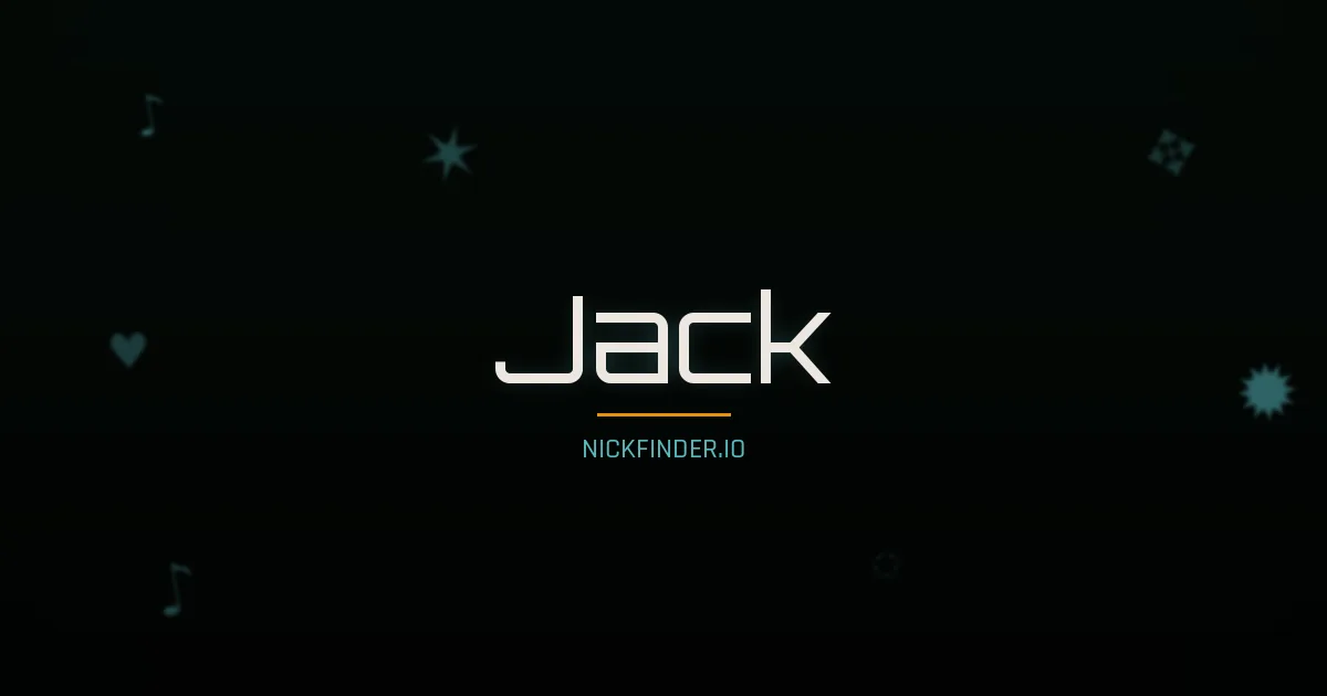 Jack name meaning Light bearer — English origin | NickFinder.io