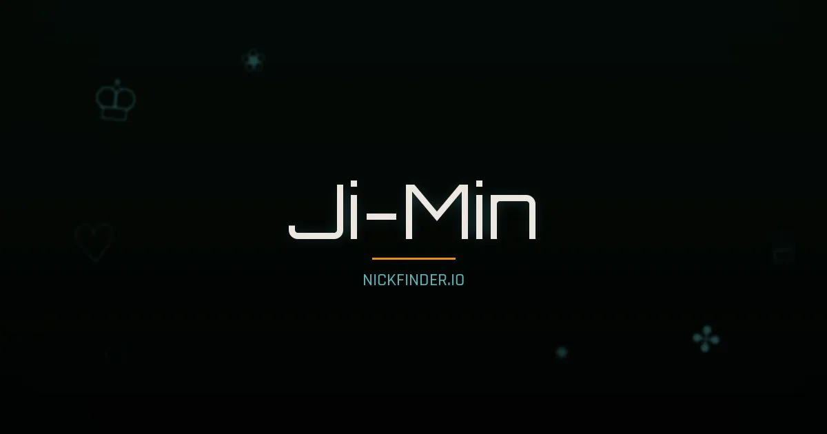Ji-Min name meaning Wisdom, clever — Korean origin | NickFinder.io