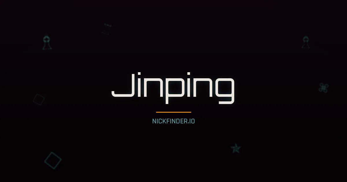 Jinping name meaning Strong dragon — Chinese origin | NickFinder.io