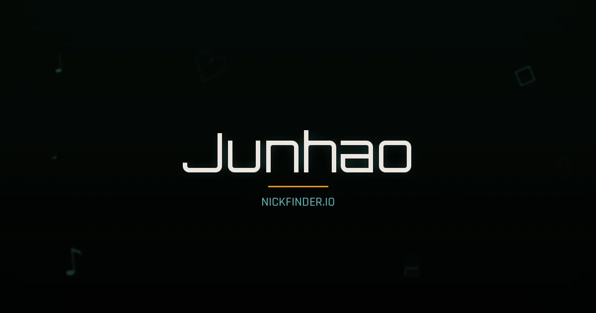 Junhao name meaning Brave heart — Chinese origin | NickFinder.io