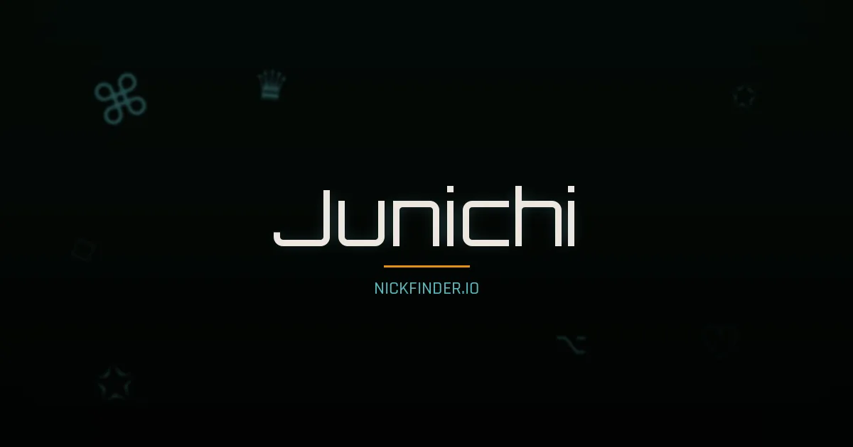 Junichi name meaning Swift river — Japanese origin | NickFinder.io