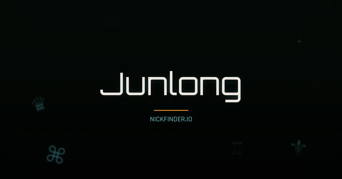 Junlong name meaning Pure jade — Chinese origin | NickFinder.io