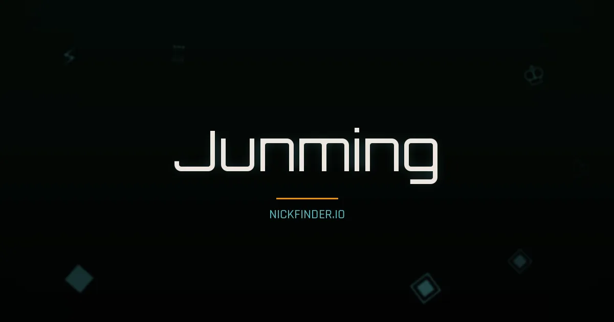 Junming name meaning Swift wind — Chinese origin | NickFinder.io