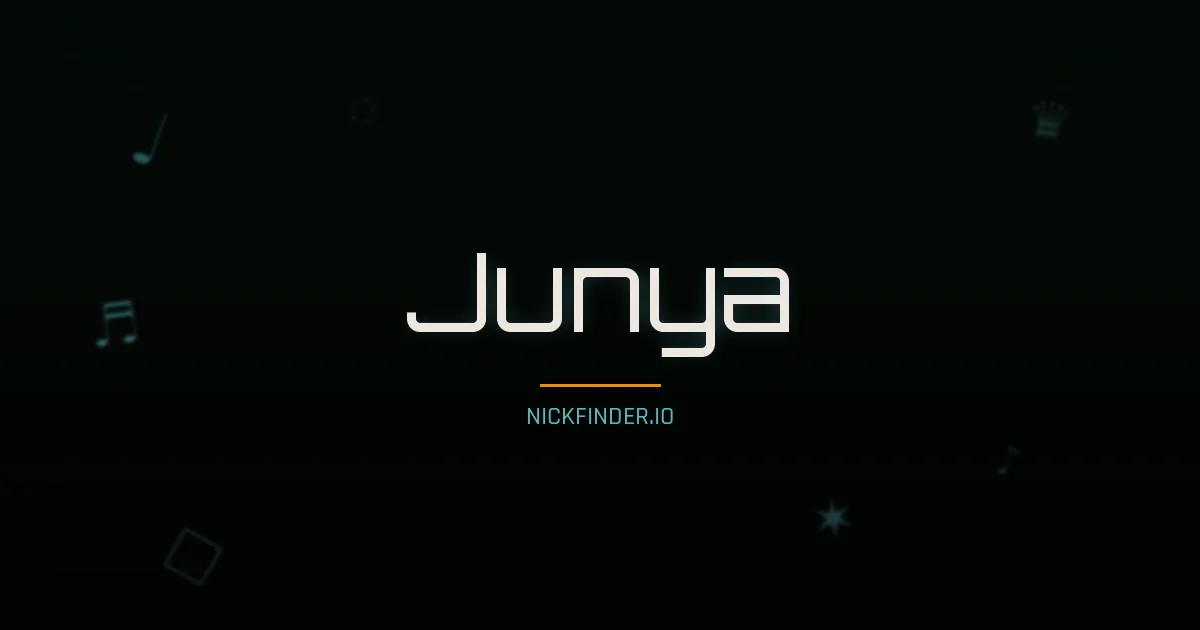 Junya name meaning Peaceful heart — Japanese origin | NickFinder.io