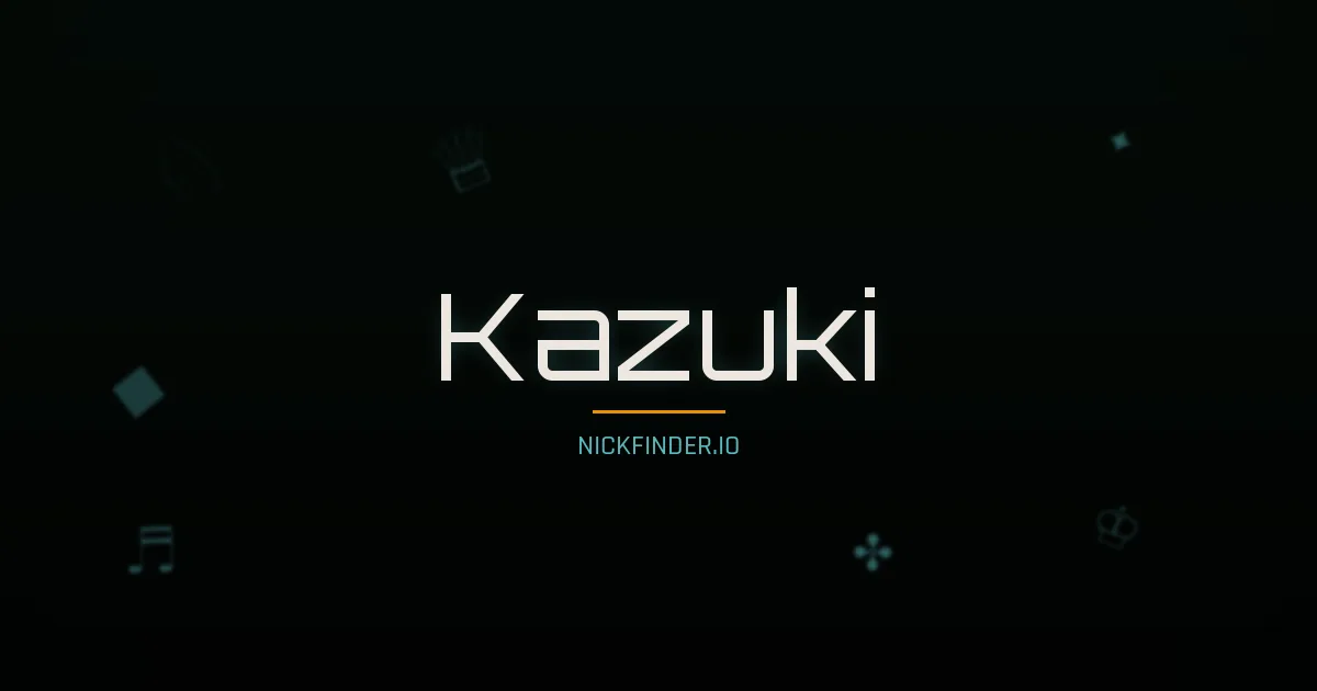 Kazuki name meaning Sky dancer — Japanese origin | NickFinder.io