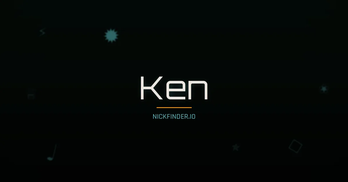 Ken name meaning Healthy, strong — Japanese origin | NickFinder.io