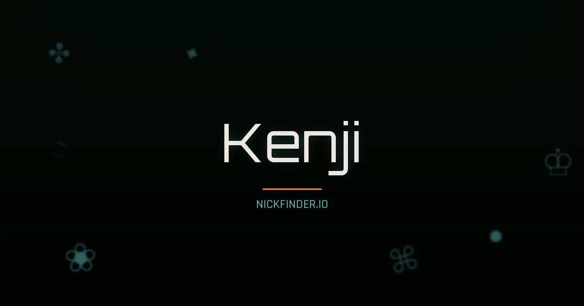 Kenji name meaning Swift river — Japanese origin | NickFinder.io