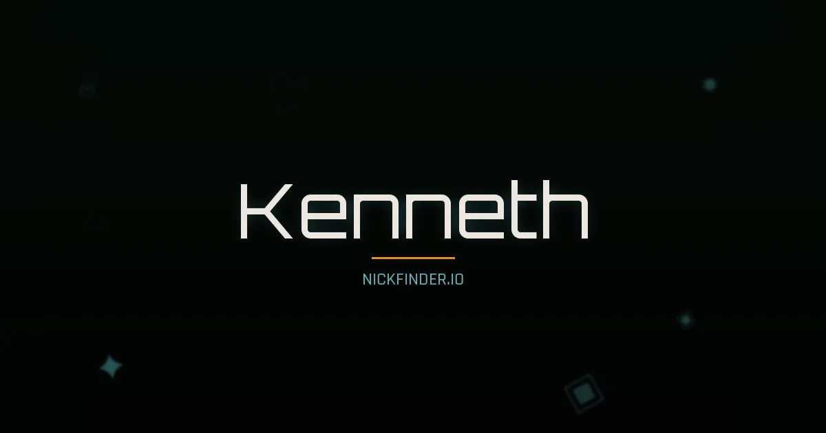 Kenneth name meaning Beloved — English origin | NickFinder.io