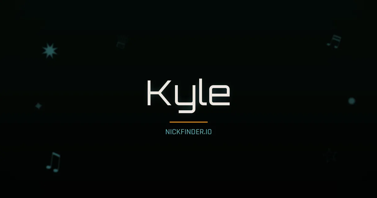 Kyle name meaning Light bearer — English origin | NickFinder.io