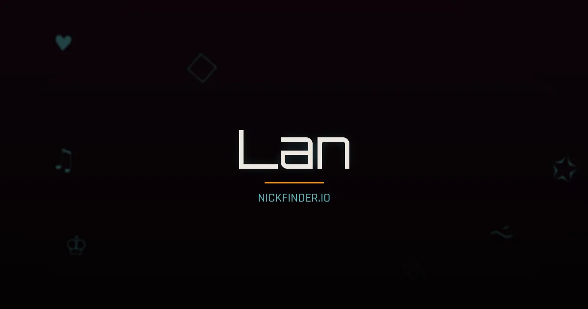Lan name meaning Orchid — Chinese origin | NickFinder.io