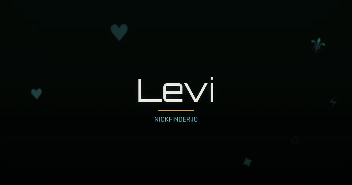 Levi name meaning Peaceful — English origin | NickFinder.io