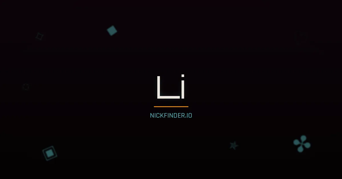 Li name meaning Beautiful, profit — Chinese origin | NickFinder.io