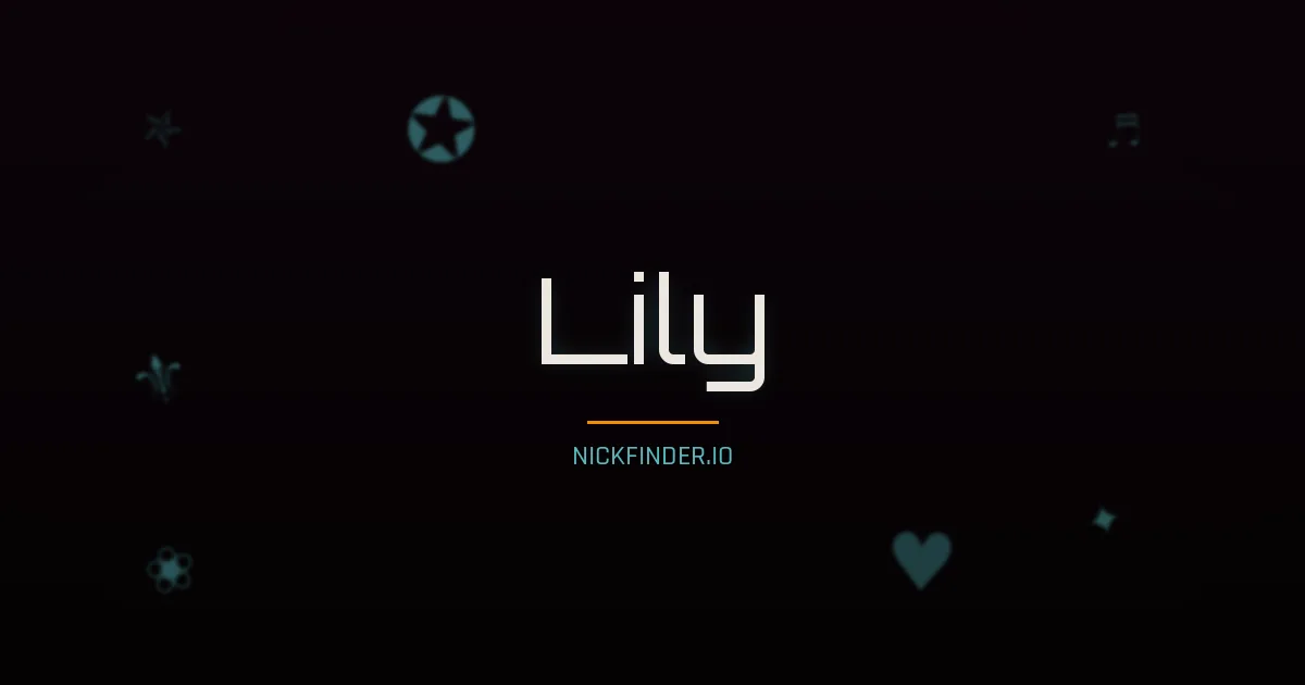 Lily name meaning Light bearer — English origin | NickFinder.io