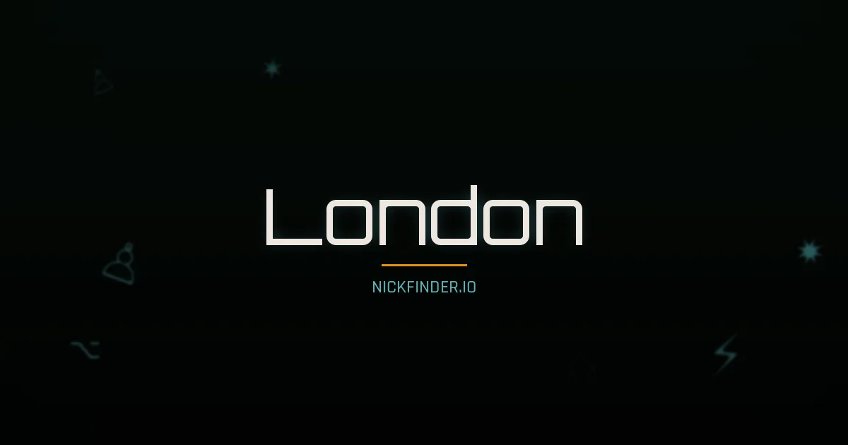 London name meaning From the capital city — English origin | NickFinder.io