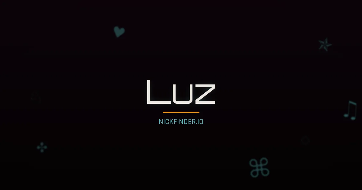 Luz name meaning Brillante — Spanish origin | NickFinder.io