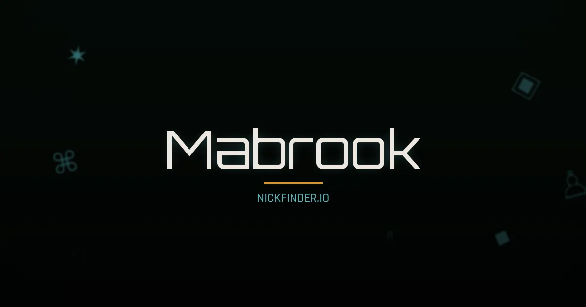 Mabrook name meaning Blessed — Arabic origin | NickFinder.io