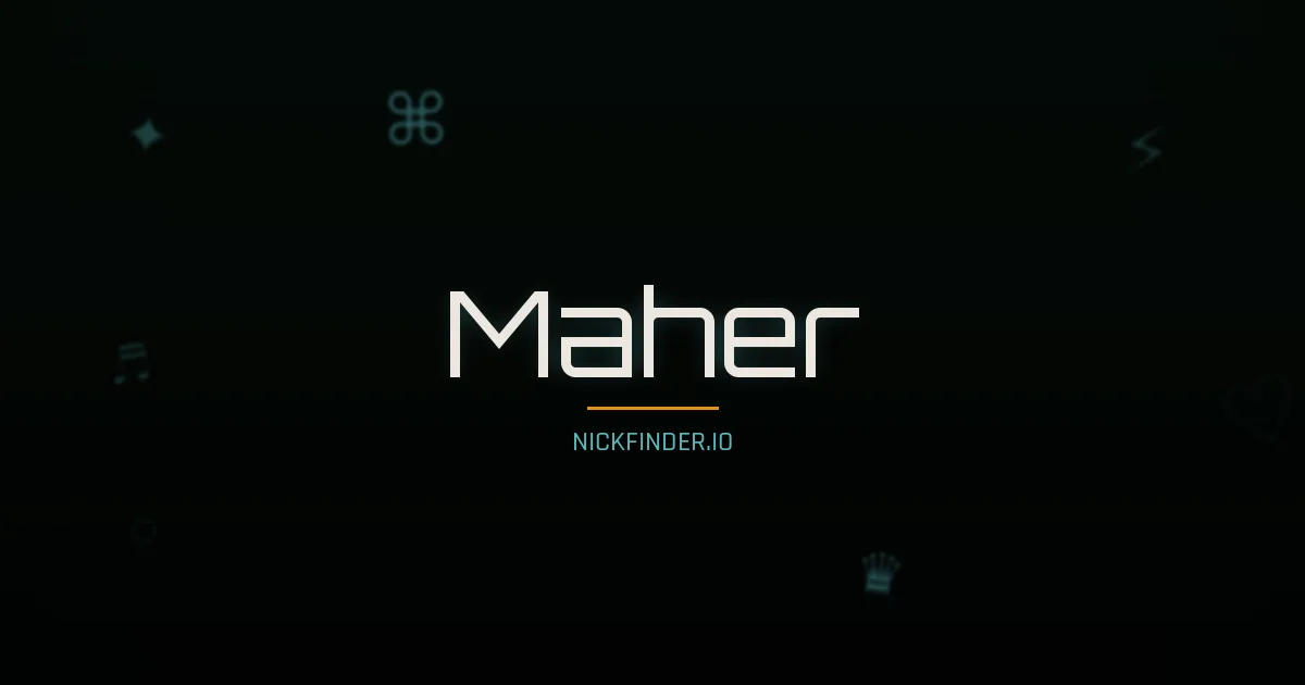 Maher name meaning Brave heart — Arabic origin | NickFinder.io