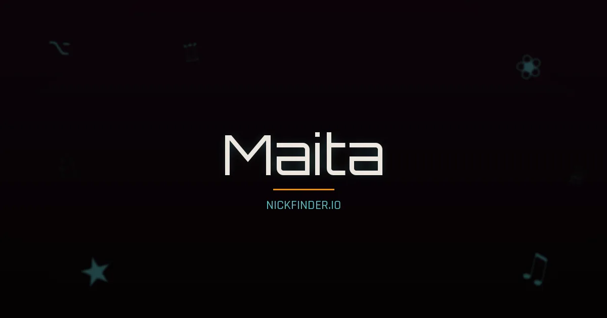 Maita name meaning Spring light — Japanese origin | NickFinder.io