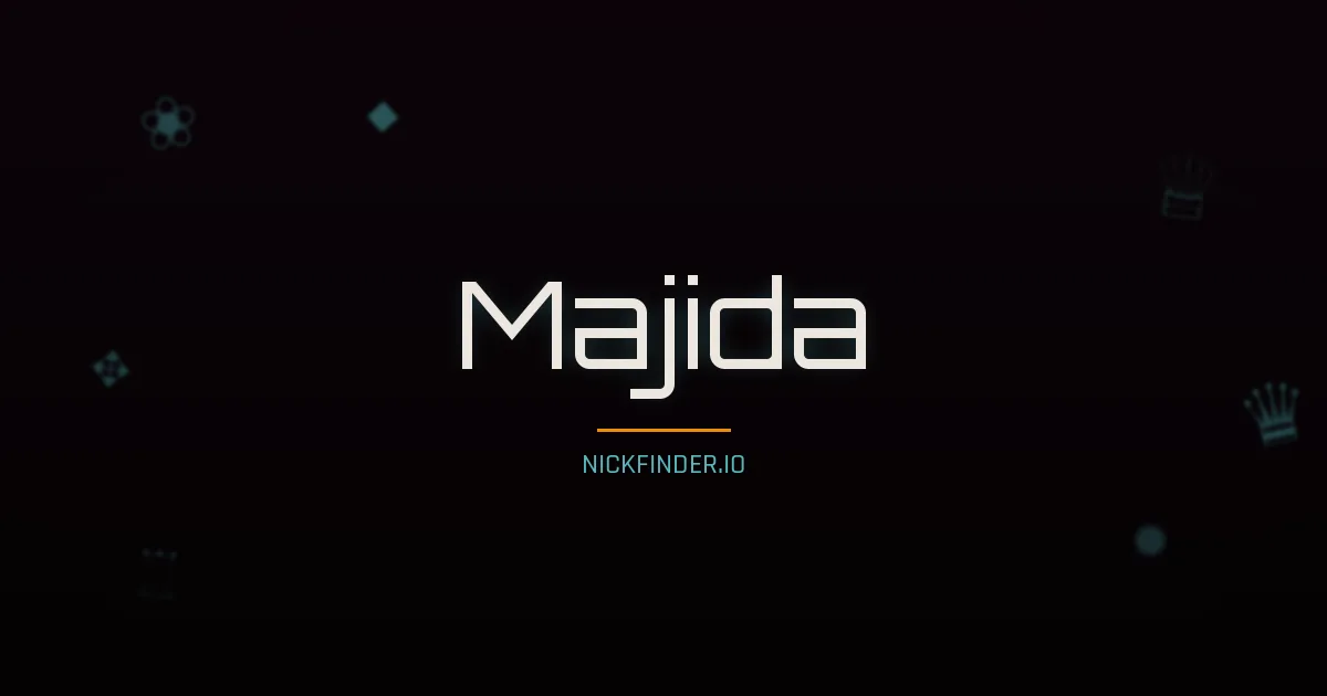 Majida name meaning Prosperous — Arabic origin | NickFinder.io