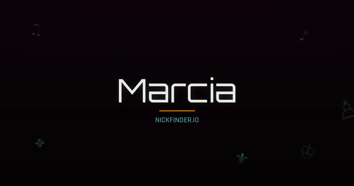 Marcia name meaning Of Mars, warlike — Portuguese origin | NickFinder.io