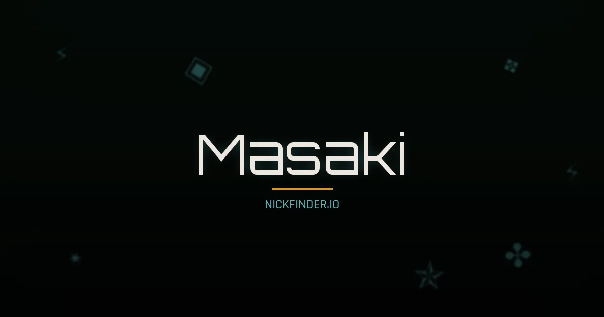 Masaki name meaning Pure snow — Japanese origin | NickFinder.io
