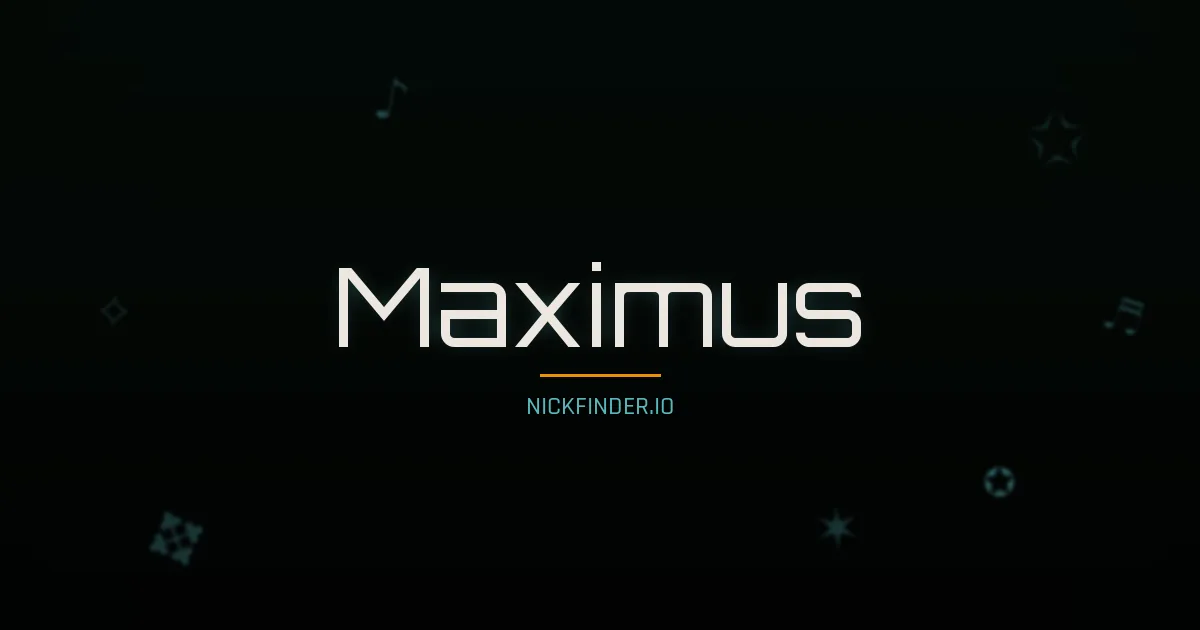 Maximus name meaning Joyful — English origin | NickFinder.io