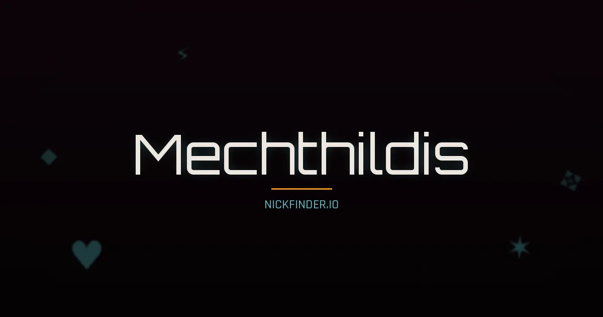 Mechthildis name meaning God's grace — German origin | NickFinder.io