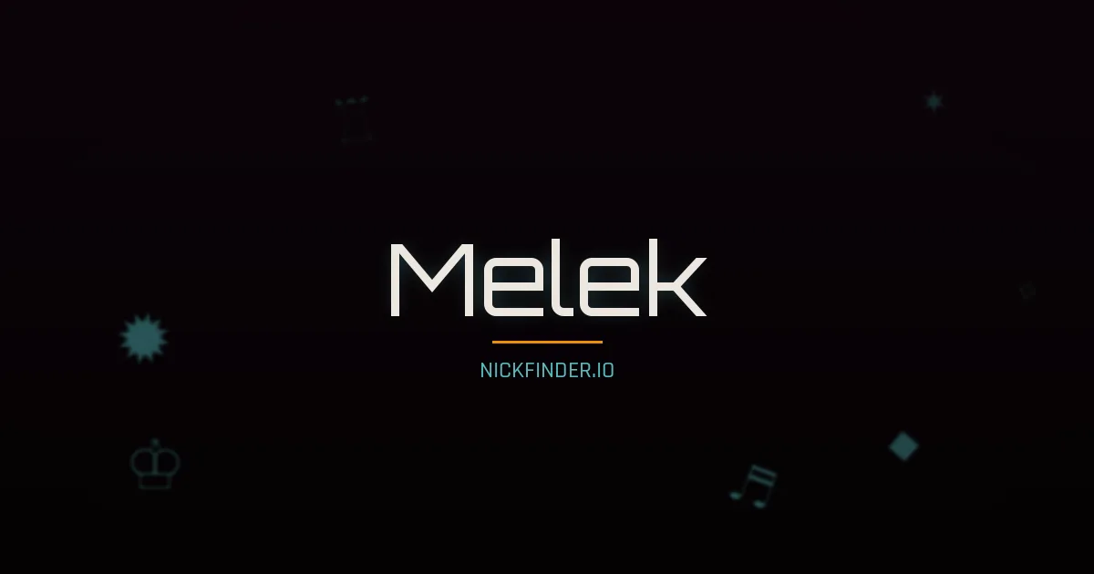 Melek name meaning Angel — Turkish origin | NickFinder.io