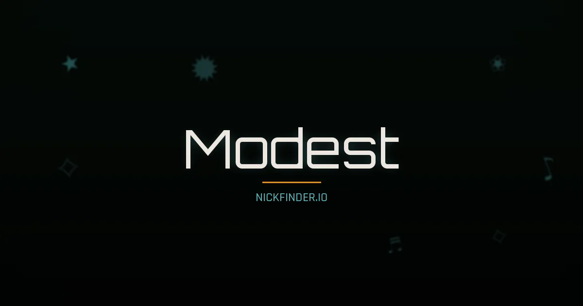 Modest name meaning Blessed — Russian origin | NickFinder.io