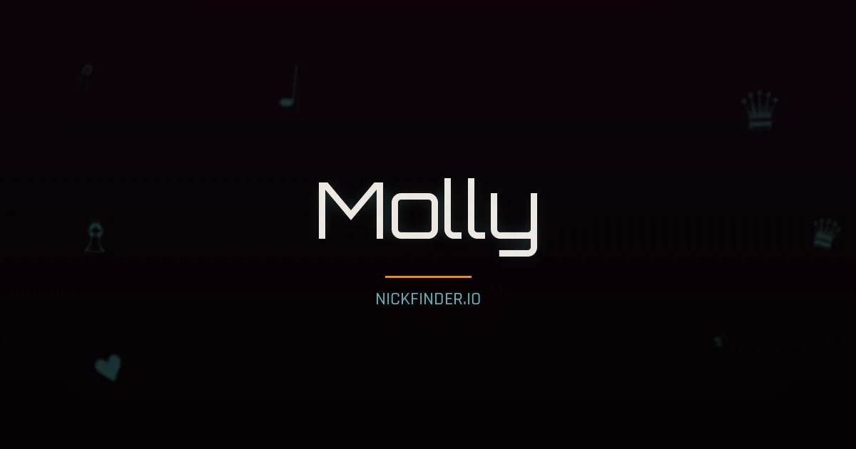 Molly name meaning Noble heart — English origin | NickFinder.io