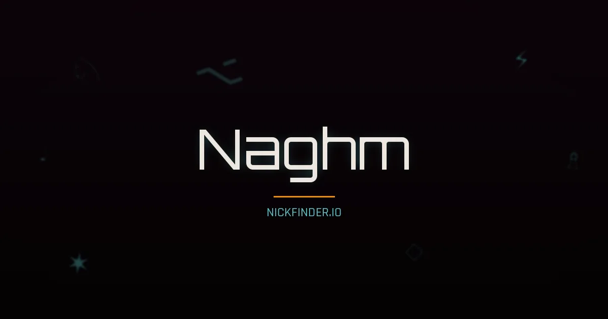 Naghm name meaning Generous — Arabic origin | NickFinder.io