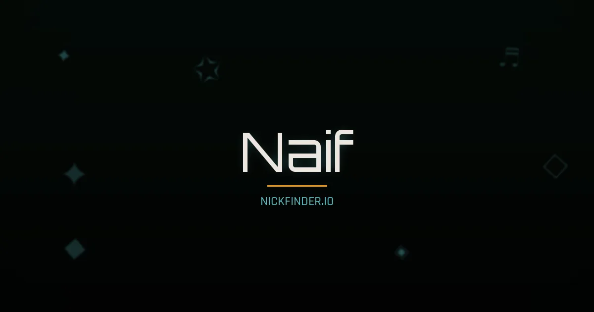 Naif name meaning Prosperous — Arabic origin | NickFinder.io