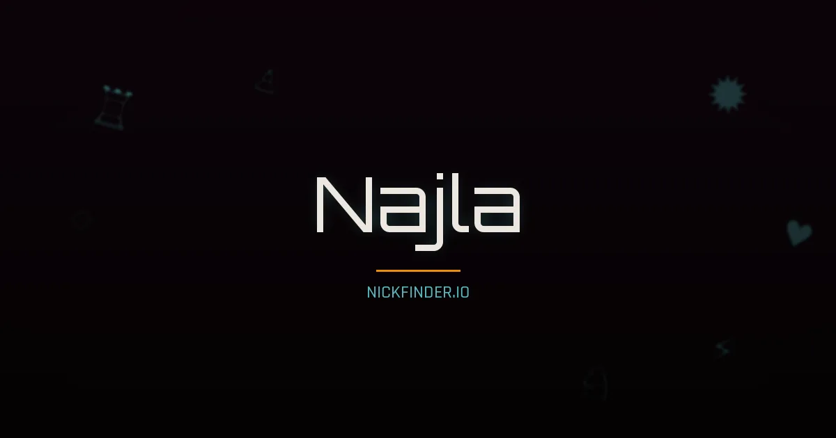 Najla name meaning Divine — Arabic origin | NickFinder.io