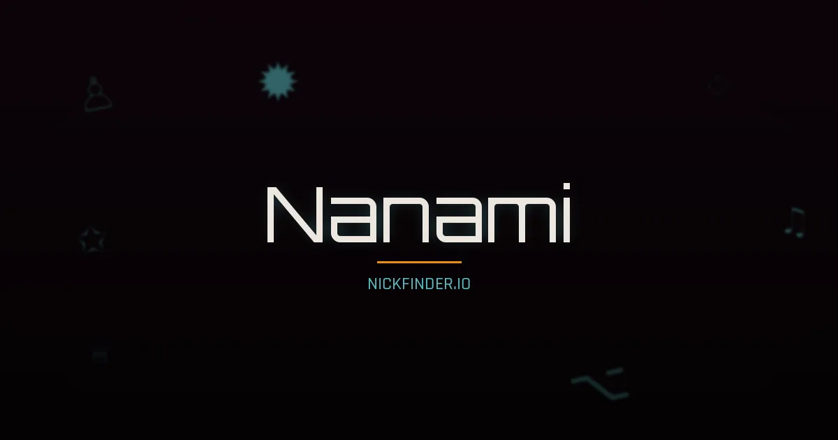 Nanami name meaning Pure snow — Japanese origin | NickFinder.io