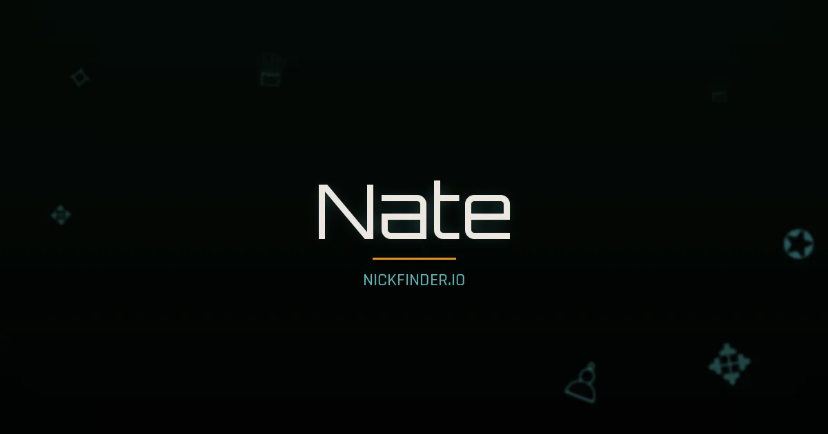Nate name meaning Brave warrior — English origin | NickFinder.io