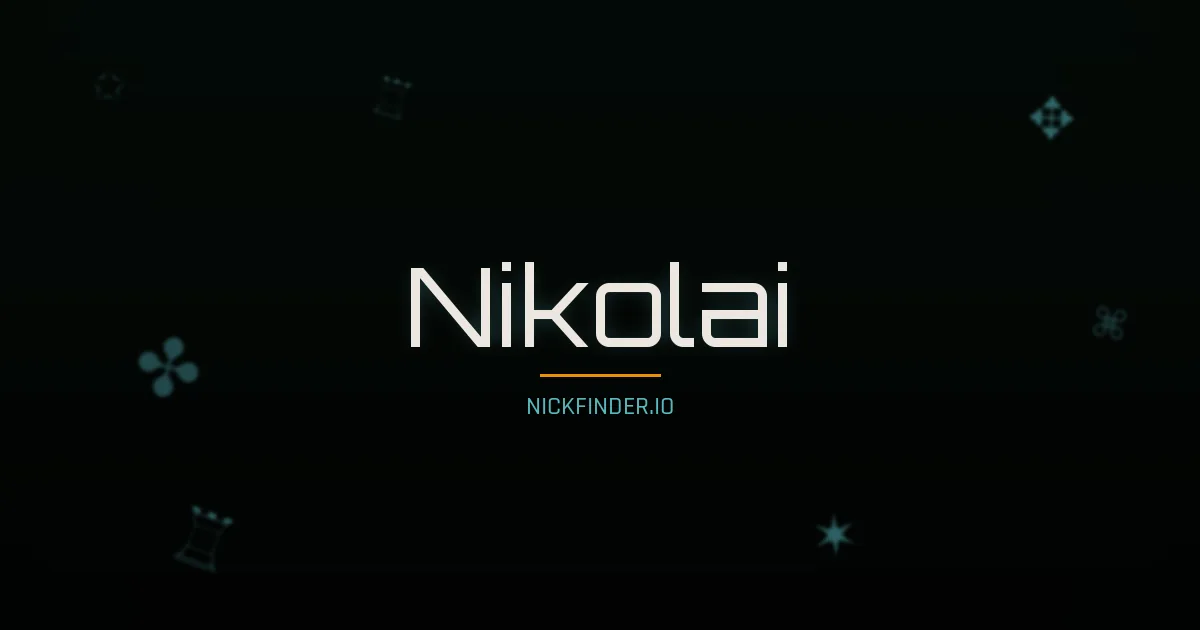 Nikolai name meaning Pure heart — Russian origin | NickFinder.io