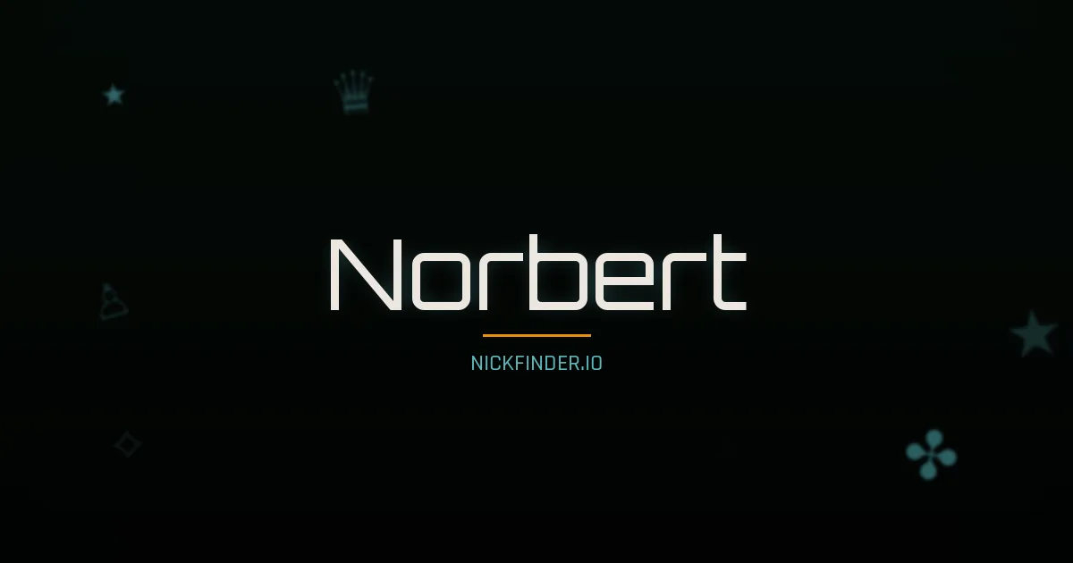 Norbert name meaning Libre — German / French origin | NickFinder.io