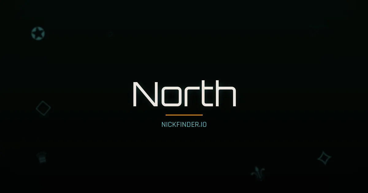 North name meaning Light bearer — English origin | NickFinder.io