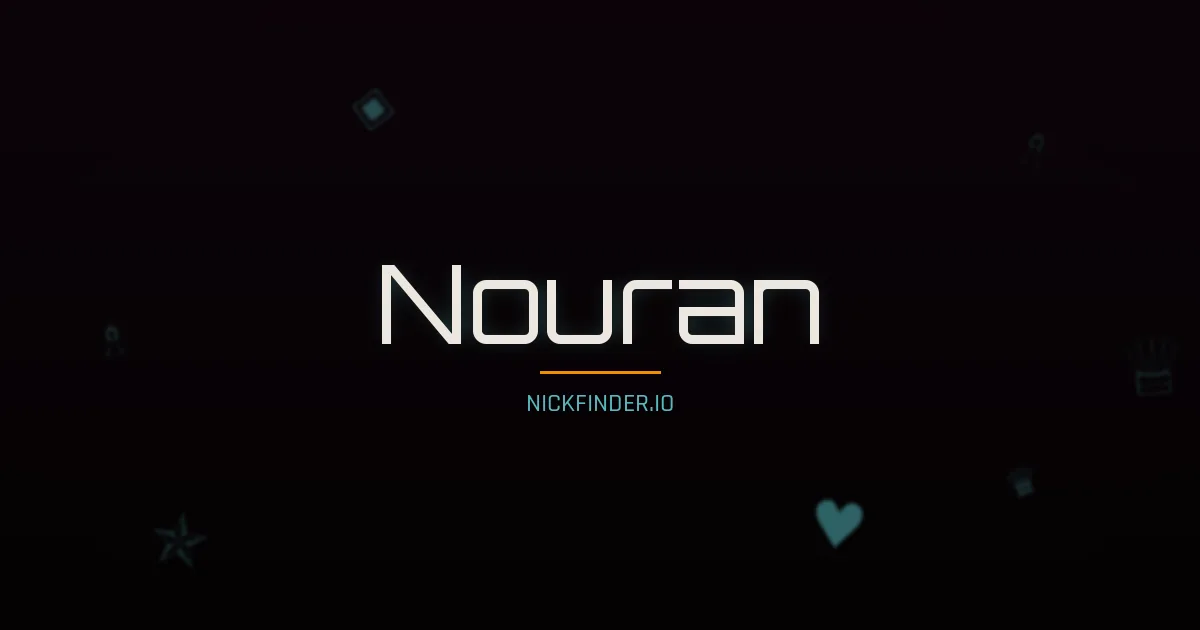 Nouran name meaning Generous — Arabic origin | NickFinder.io