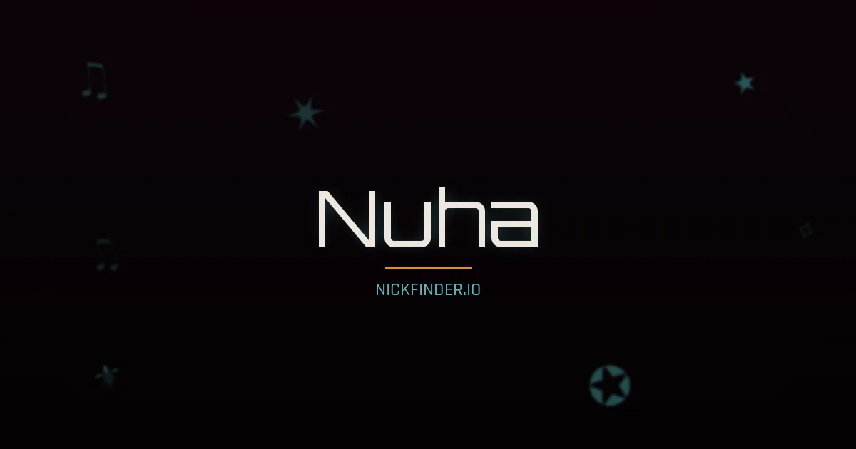 Nuha name meaning Blessed — Arabic origin | NickFinder.io
