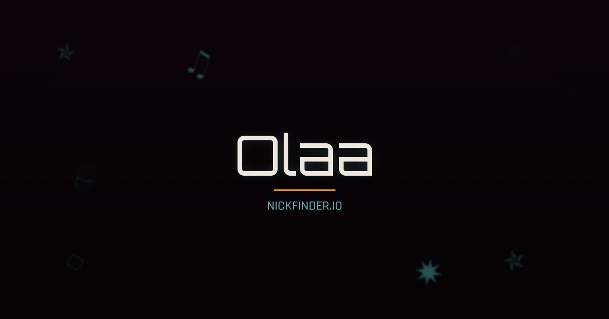 Olaa name meaning Honorable — Arabic origin | NickFinder.io
