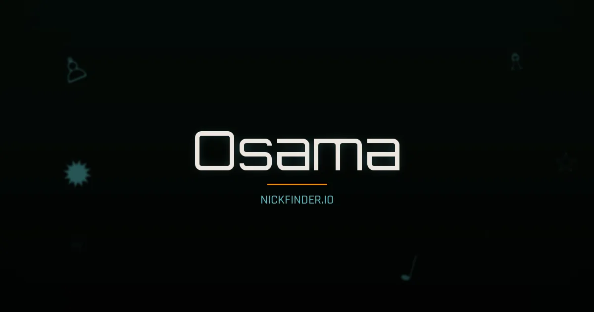 Osama name meaning Prosperous — Arabic origin | NickFinder.io