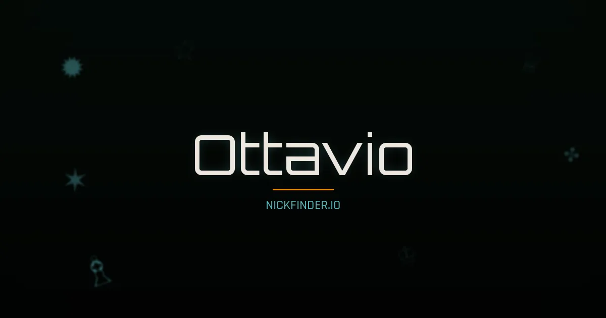 Ottavio name meaning Eighth-born — Italian origin | NickFinder.io