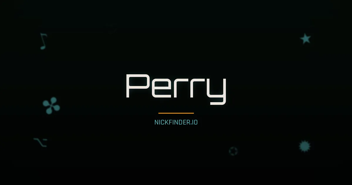 Perry name meaning Gracious — English origin | NickFinder.io
