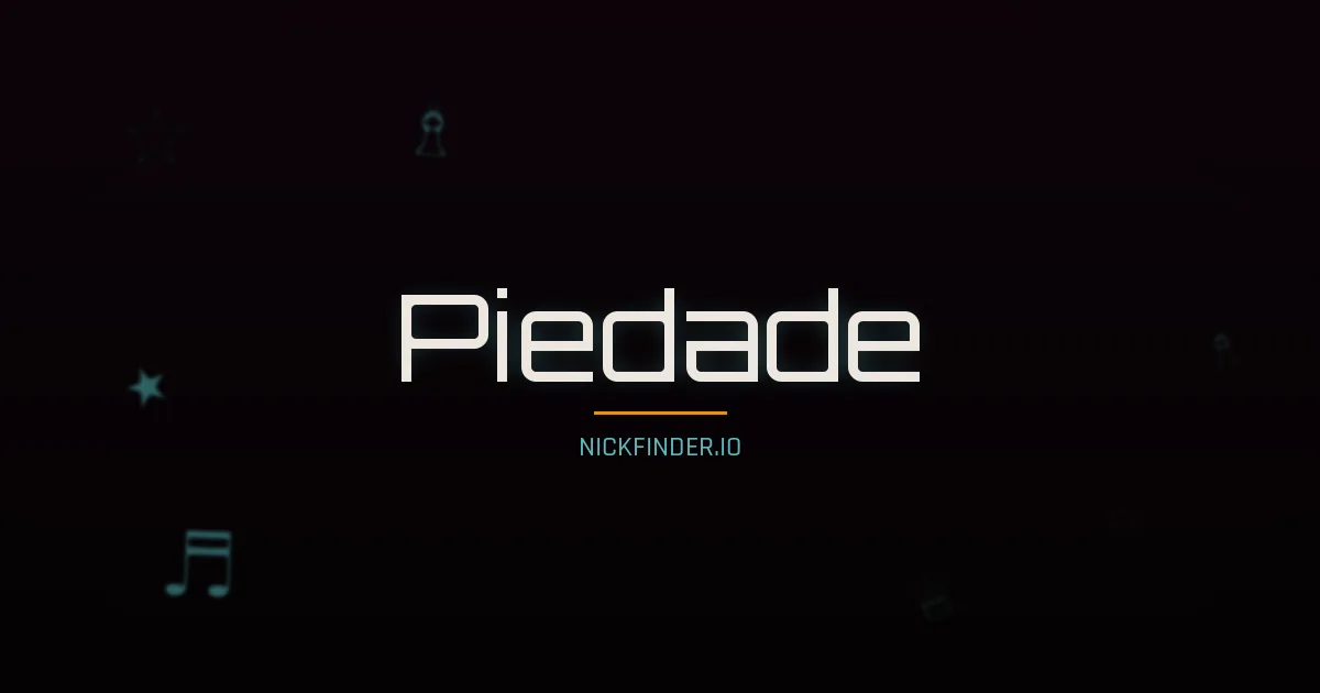 Piedade name meaning Blessed — Portuguese origin | NickFinder.io