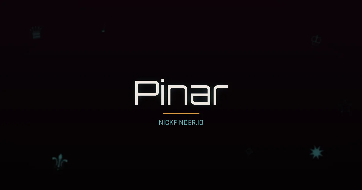 Pinar name meaning Spring, fountain — Turkish origin | NickFinder.io