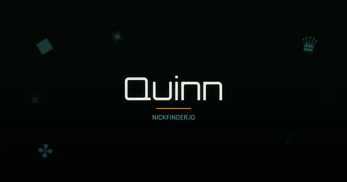 Quinn name meaning Free spirit — English origin | NickFinder.io