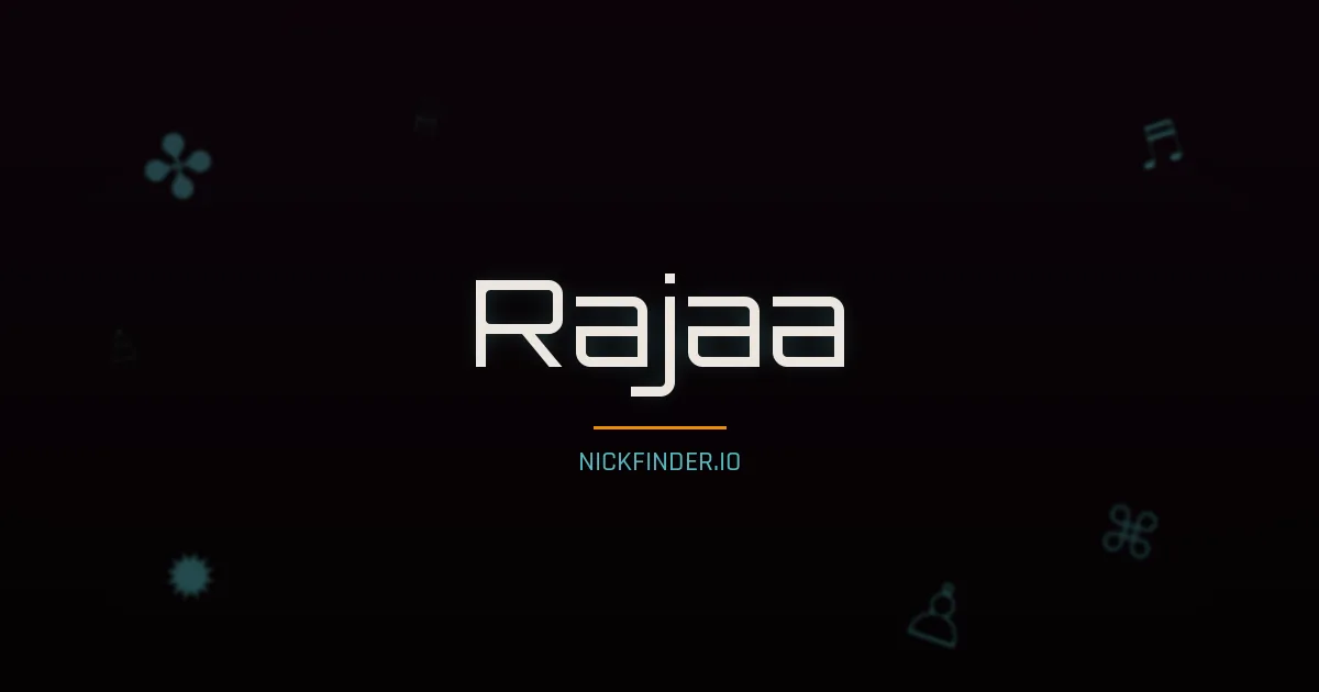 Rajaa name meaning Honorable — Arabic origin | NickFinder.io